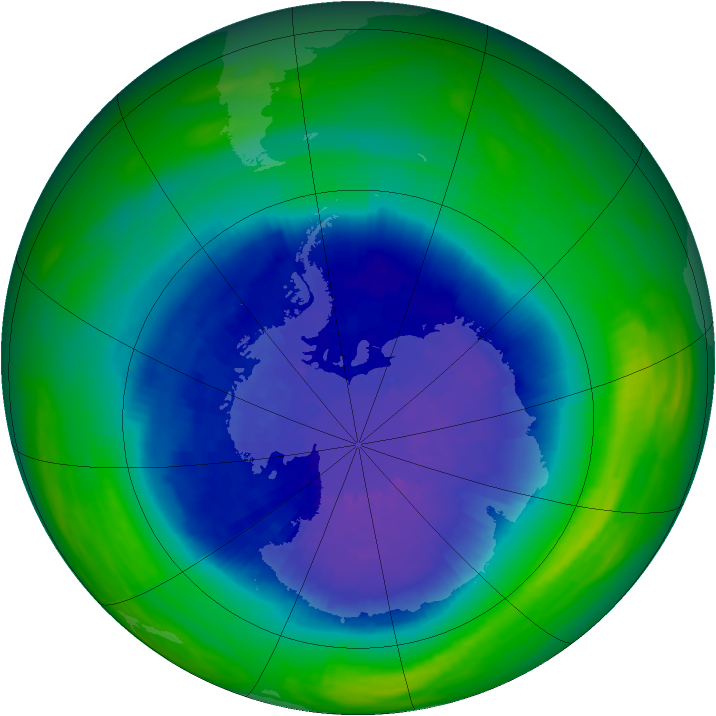 Ozone Map 1989-09-21